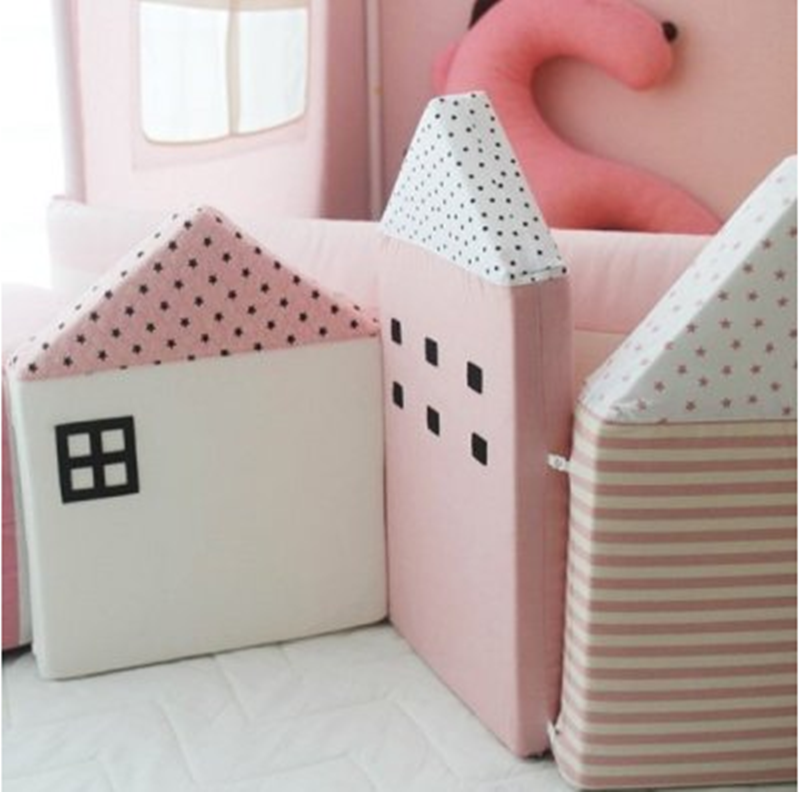 House Bed Surround Infant Children's Room Bed Surround Soft Pack Anti-collision Head