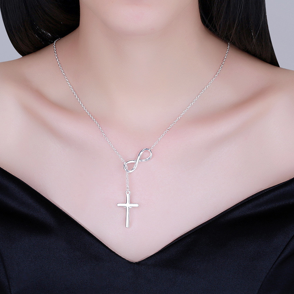 European And American Fashion Cross Necklace Women