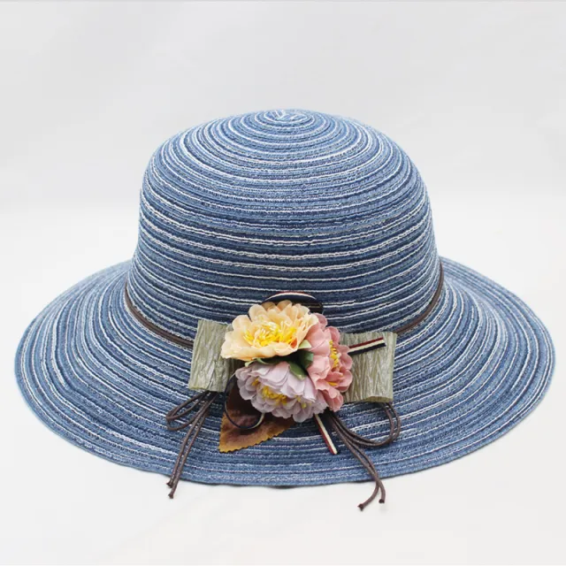 All match Sun Protection Foldable Sun Hat Blue - Shop at LoveMi