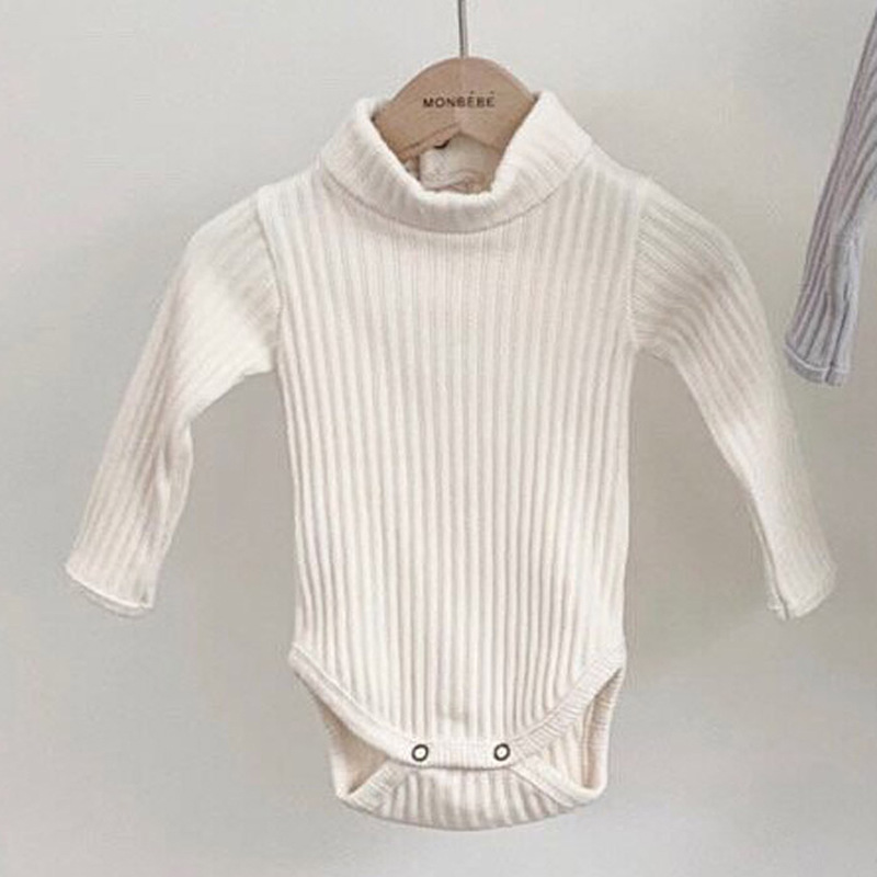 Korean INS Semi-turtleneck Knitted Jumpsuit