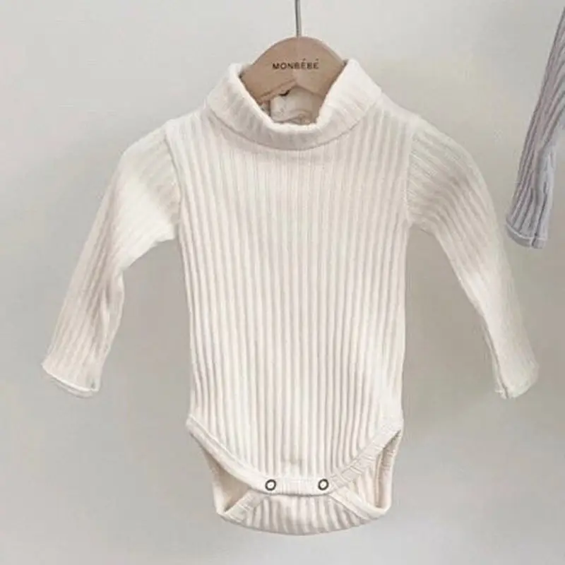 Korean INS Semi-turtleneck Knitted Jumpsuit