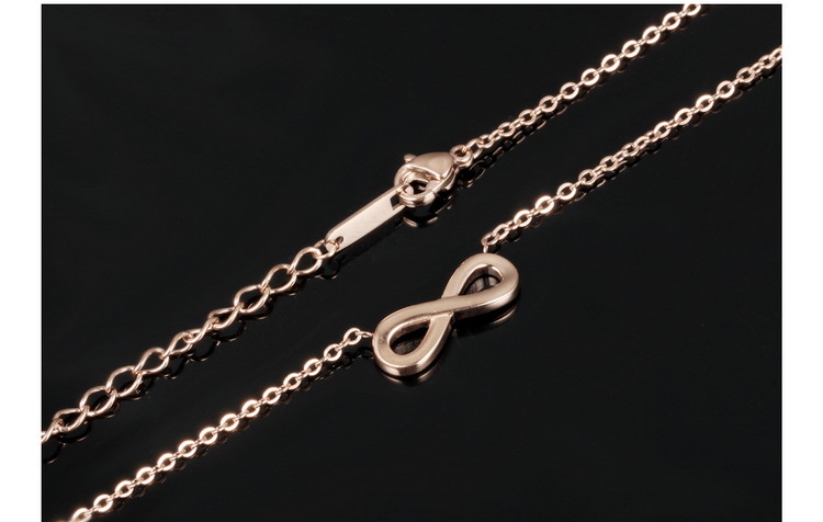 Personalized Fashion Hollow Glasses Shape Titanium Steel Necklace