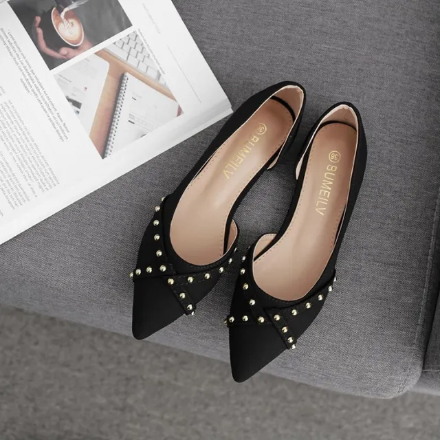 Pointed Toe Four Seasons Pumps Evening Shoes Black - Shop at LoveMi