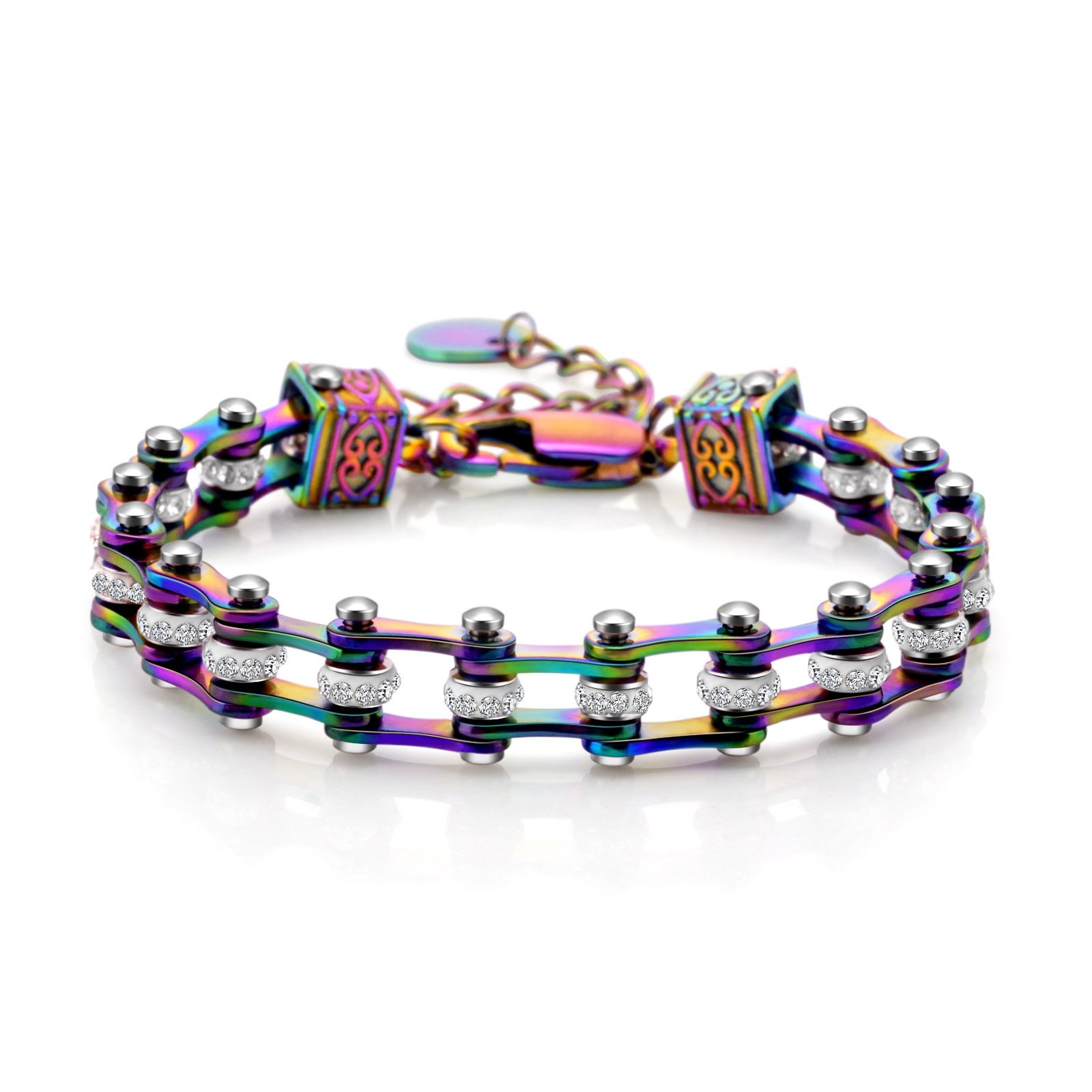 Titanium Steel Motorcycle Bicycle Bracelet