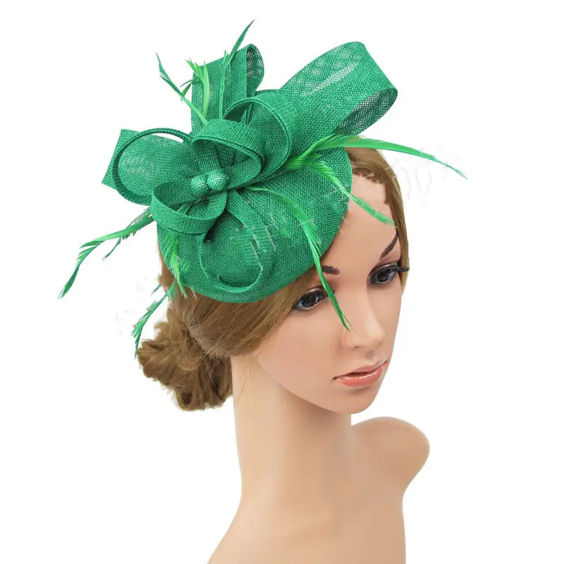 Party Photo Hair Accessories European and American Imitation Linen Yarn Headdress