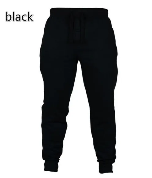 Casual Solid Color All Match Sweatpants Sports Breathable Harem Pants Black - Shop at LoveMi