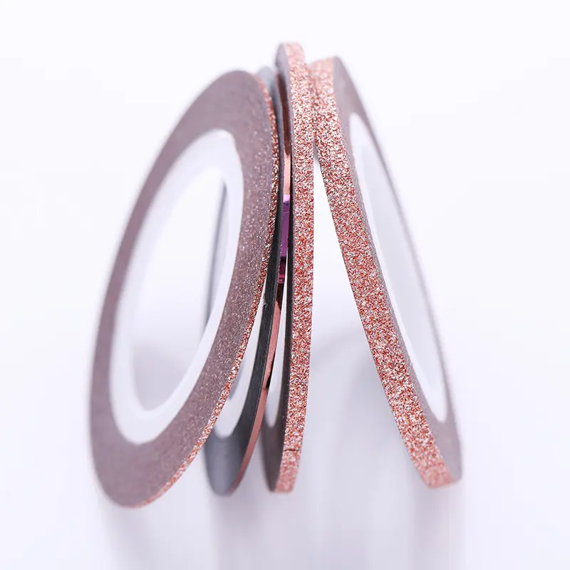 Frosted Coil Sands Nail Stickers Self-Adhesive Adhesive