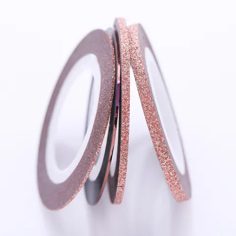 Frosted Coil Sands Nail Stickers Self-Adhesive Adhesive
