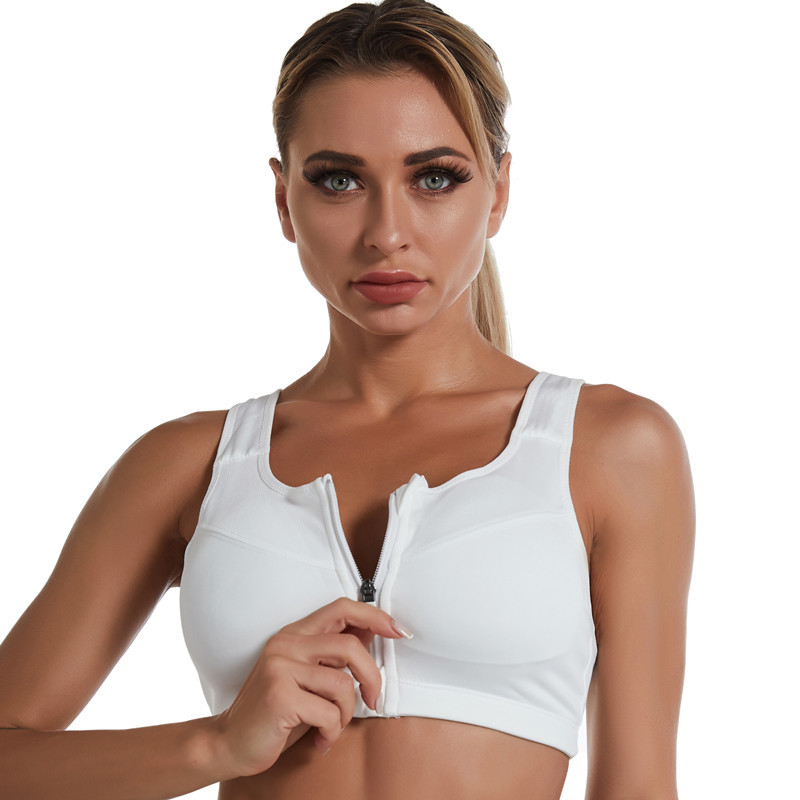 Title 3, Front Zipper And No Steel Ring Gather Sports Bra