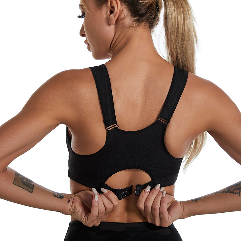 Title 9, Front Zipper And No Steel Ring Gather Sports Bra