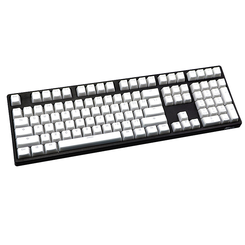 مجموعة كاملة كبيرة من أغطية مفاتيح بخط ختم المفاتيح الأبيض بودينغ المكونة من 141 قطعة