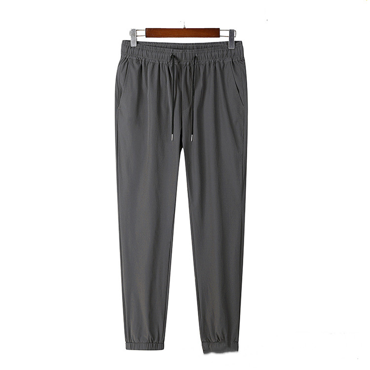 Title 5, Pantalon Casual Homme Ultra-Fin en Soie Glacée ...