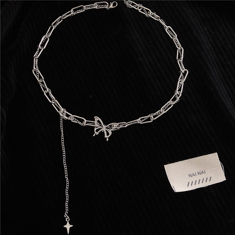 Temperament Hip-hop Clavicle Chain Niche Design Sense Sweater Chain