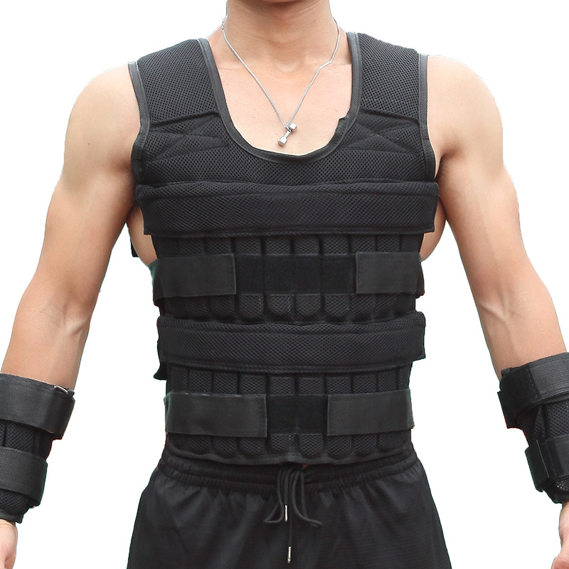 Invisible Breathable Fitness Weight Vest Adjustable Steel Plate