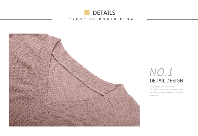 Large Size Long-Sleeved Women's Knitted Bottoming Shirt