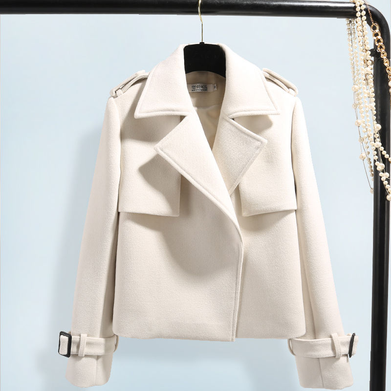 Small All-match Small Fragrant Wind Woolen Short Coat