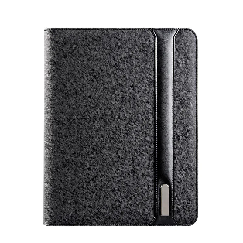 Multifunctional Business Notebook Manager With USB - Black