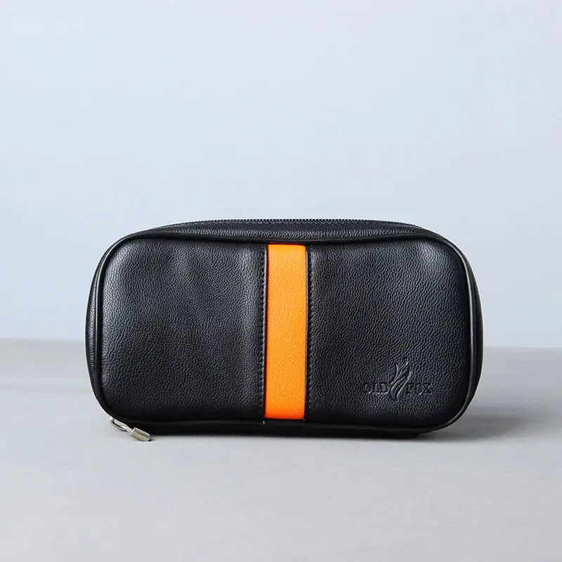 Fashion Leather Pipe Bag Accessories Yellow Strip