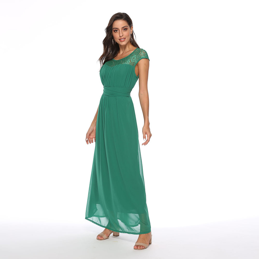 Maxi Swing Dress Dusty Rose Lace Lace Dress