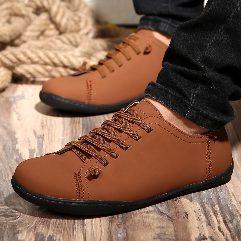 Title 8, Herren Low-Top Schuhe aus kleinem Leder, rutsch...