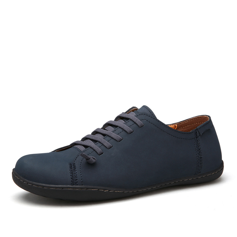 Title 3, Herren Low-Top Schuhe aus kleinem Leder, rutsch...