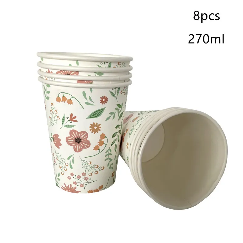 Easter Rabbit Paper Plate Eggs Bunny Paper Cup Plates Happy Easter Party Supplies Easter Gift – image 3