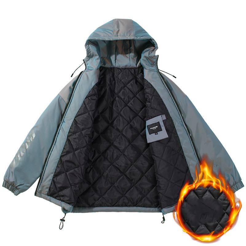 Colorful Hooded Jacket Reflective Printing Machine Can Wind Coat