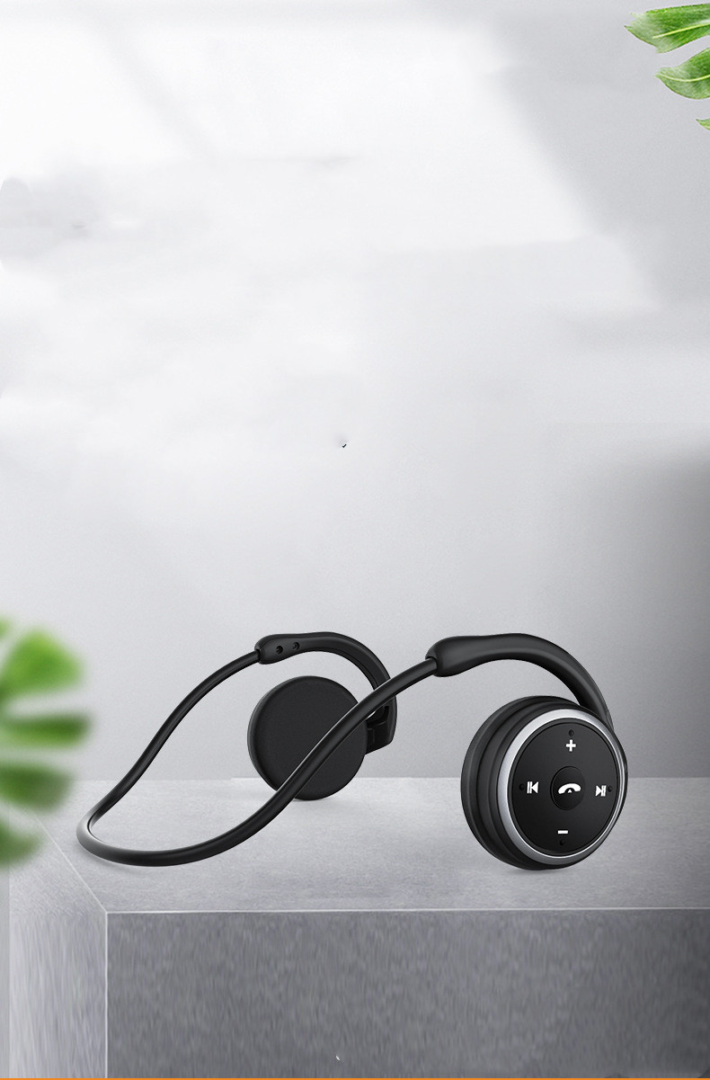 Wireless Sports Bluetooth Headset Binaural Running Hanging Ear