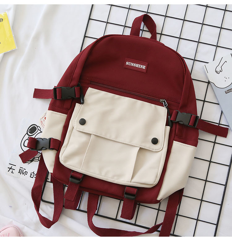 Title 4, Japanische Tooling Color-Blocking Rucksack für ...