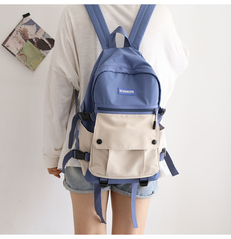 Title 9, Japanische Tooling Color-Blocking Rucksack für ...