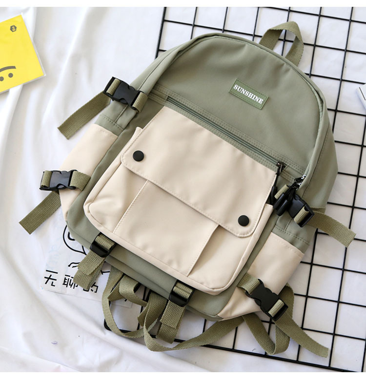 Title 15, Japanische Tooling Color-Blocking Rucksack für ...