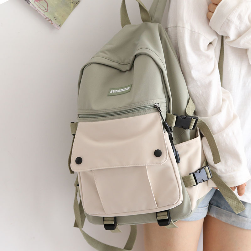 Title 20, Japanische Tooling Color-Blocking Rucksack für ...