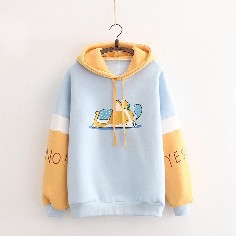 Title 4, Long Sleeve Plus Fleece Hooded Sweater Women Pa...