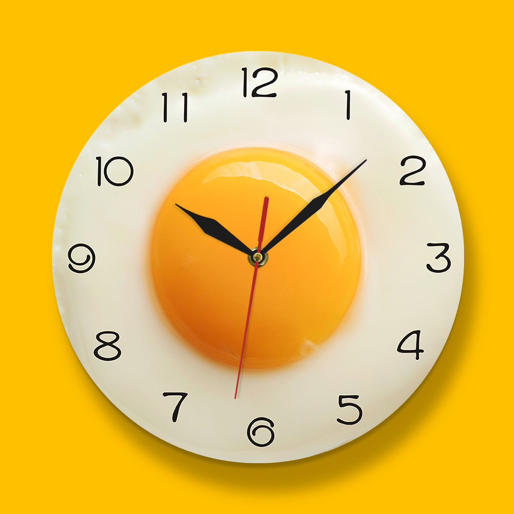 Plastic Mirror Wall Clock, picture 2 of 3