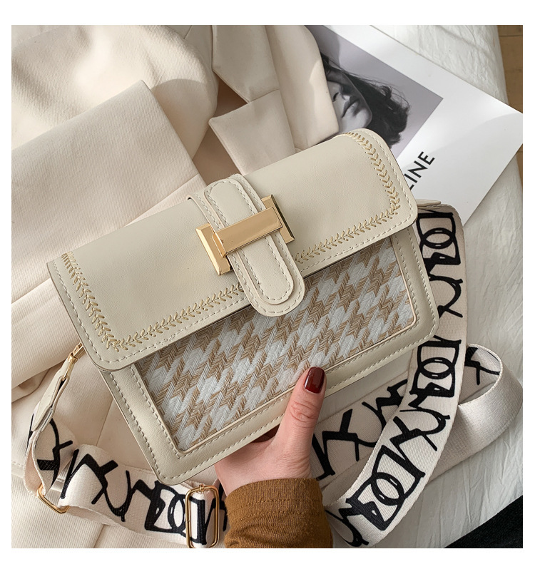 Retro Western Fashion One shoulder Small Square Bag White - Shop at LoveMi