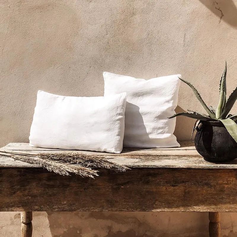 Sofa Living Room Linen Pillowcase