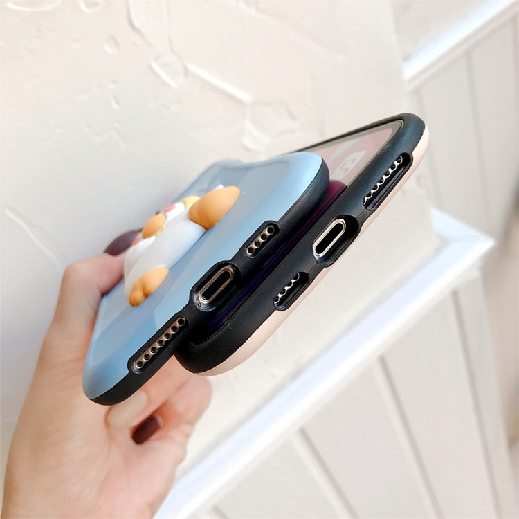 Compatible with Apple, Three Dimensional Cute Duck Phone Case Iphone12pro 7P Cartoon Anti Drop Case - Image 3