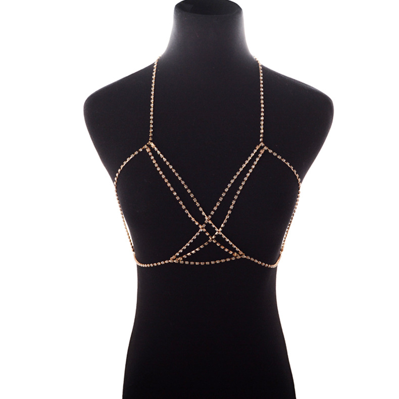 Title 6, Cross Rhinestone Sexy Bohemian Beach Necklace