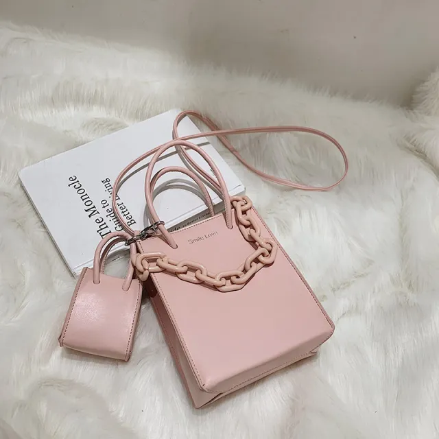 Large Capacity One Shoulder Tote Bag Fashion Handbag Pink - Shop at LoveMi
