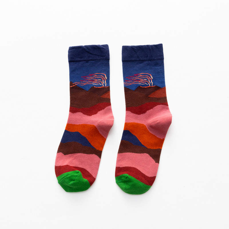 Title 8, Korean Style Cotton Socks Warm Personality Men