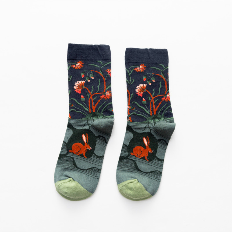 Title 6, Korean Style Cotton Socks Warm Personality Men