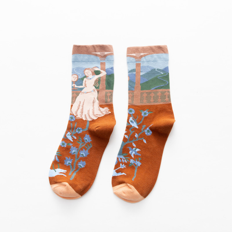 Title 14, Korean Style Cotton Socks Warm Personality Men