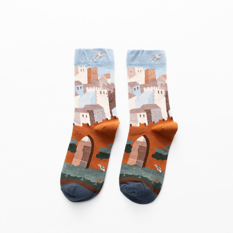 Title 12, Korean Style Cotton Socks Warm Personality Men