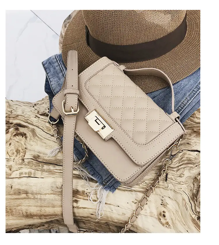 Fashion Atmospheric Rhombus Small Square Bag