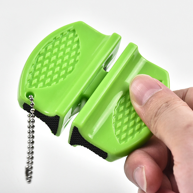 Title 2, Portable Mini Double-Sided Knife Sharpener