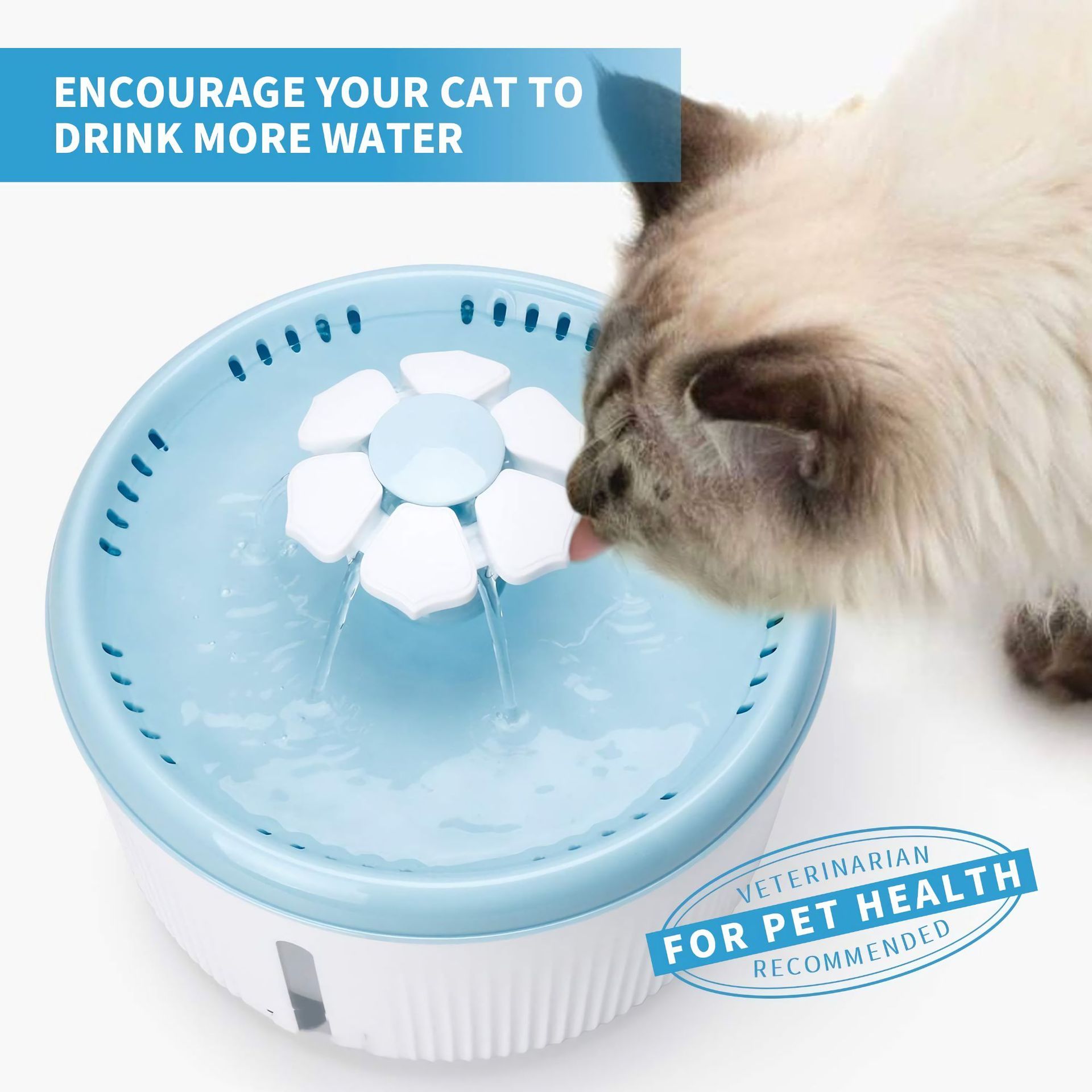 Automatic Circulation Pet Cat Drinking Fountain — view 4