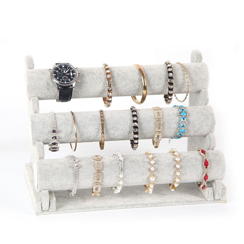 Bracelet Jewelry Headwear Display Props Rack (Black-Single