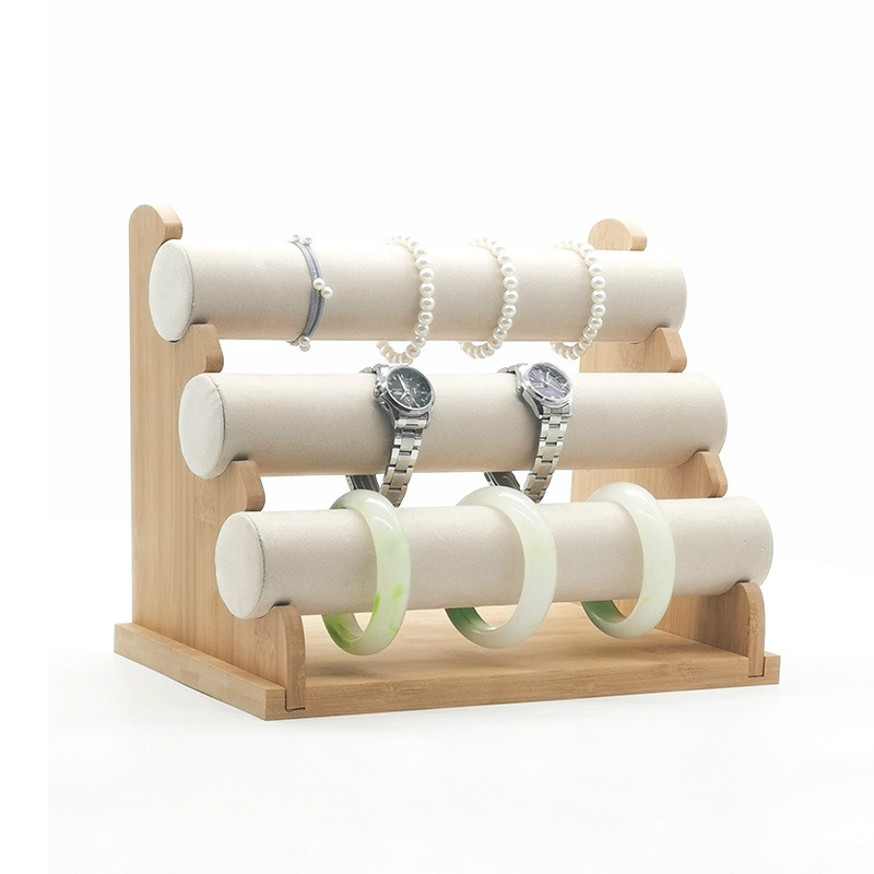 Bracelet Jewelry Headwear Display Props Rack (Black-Single