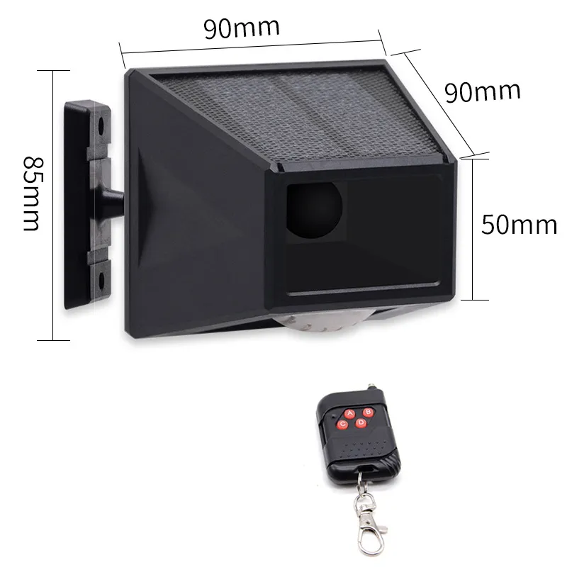 Solar Infrared Body Sensing Remote Control Alarm Lamp – image 2
