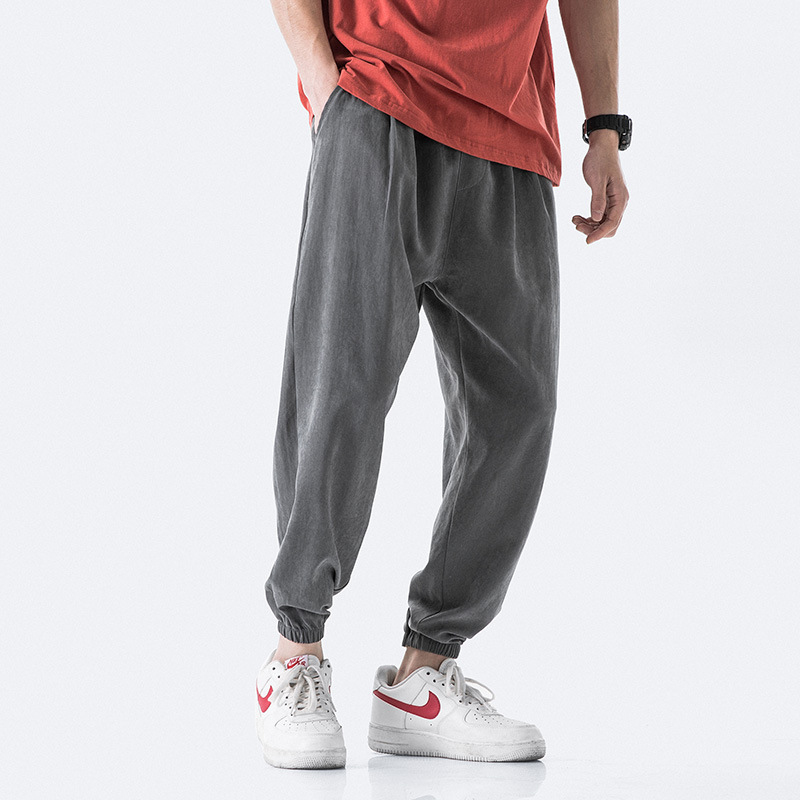 Summer Loose Straight Sports Casual Pants Men's Capris
